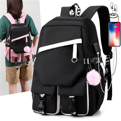 Skolas somas meitenēm ar USB uzlādes pieslēgvietu